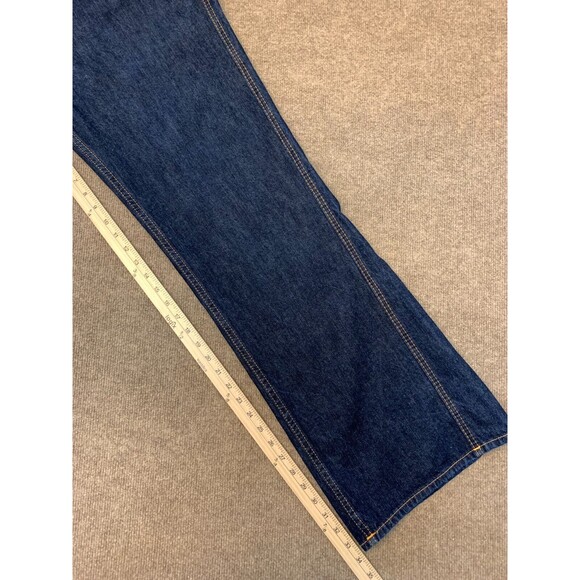 True Religion Danny Bootcut Jeans Mens 38 (40x34) Mid Rise USA Dark Wash Denim - Picture 7 of 9